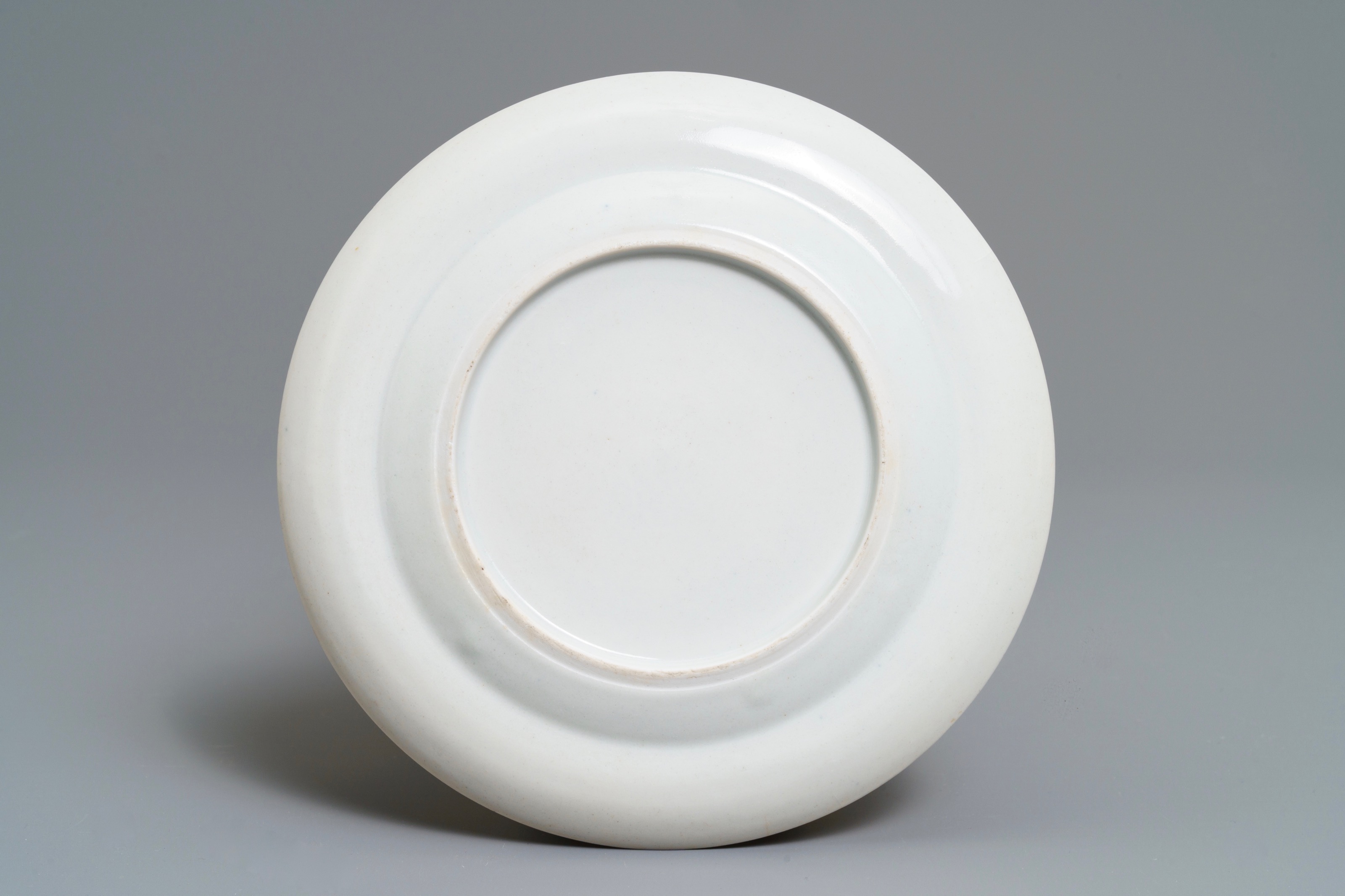 A Chinese famille rose 'Rockefeller' plate, Jiaqing - Rob Michiels Auctions