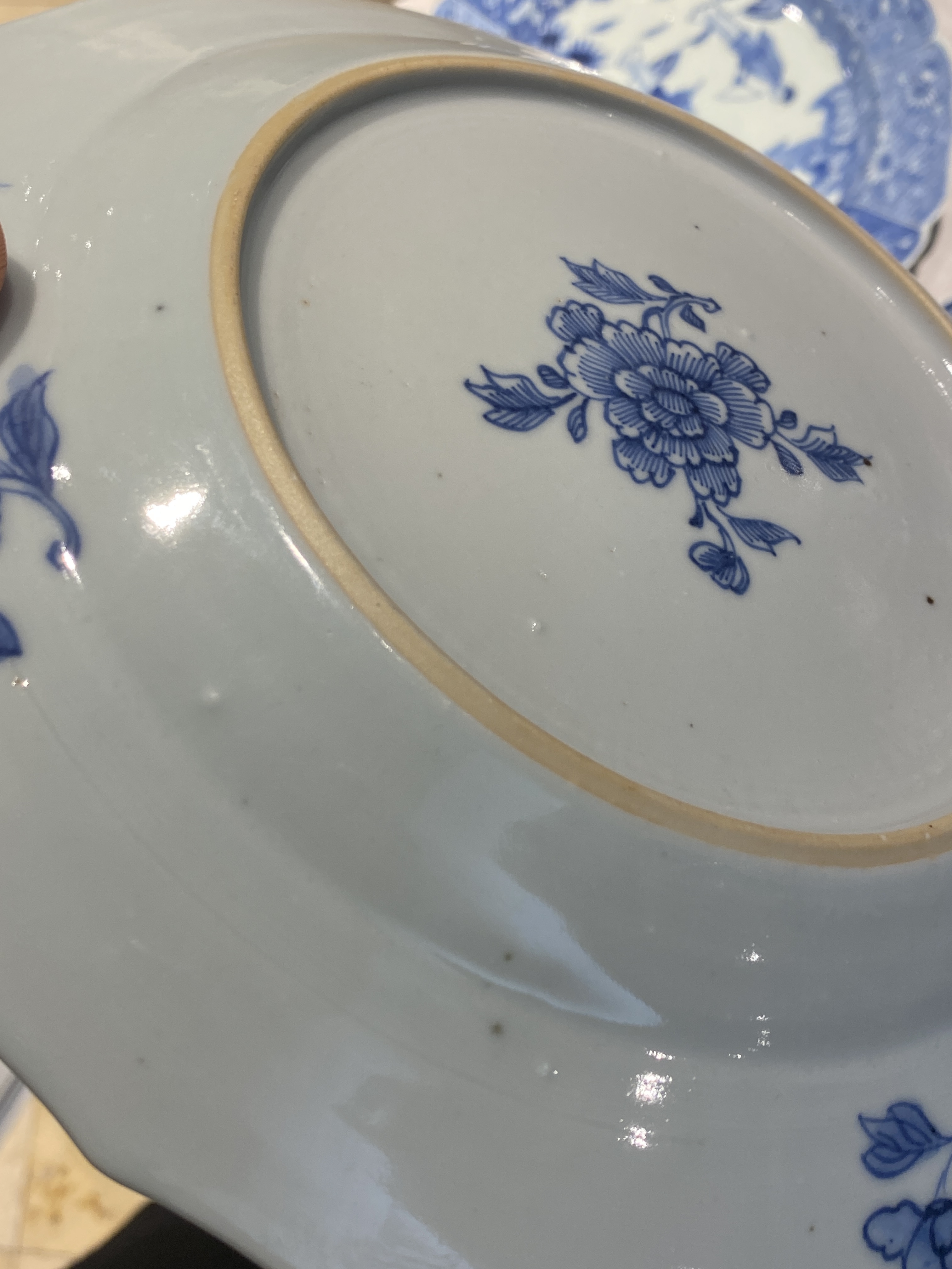 Six Chinese blue and white 'Xi Xiang Ji' plates, Qianlong - Rob ...