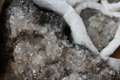 A box lot of various minerals and semi-precious stones