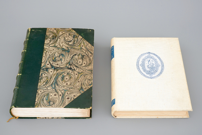 Twee werken over Delfts aardewerk, w.o. Havard, Histoire de la fa&iuml;ence de Delft, 1878