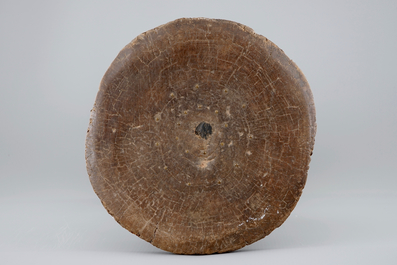 An African carved wood stool, Songye, Congo, 1st half 20th C.