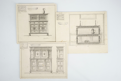 Ca. 550 ontwerpen uit het archief van de Brugse kunstwerkhuizen Claeys, 20e eeuw