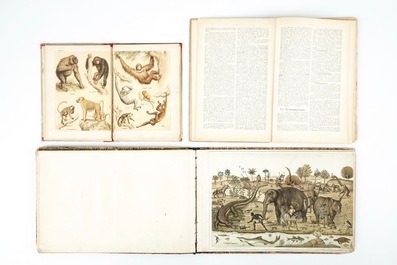 A group of illustrated books and prints on man and animal, 19/20th C.