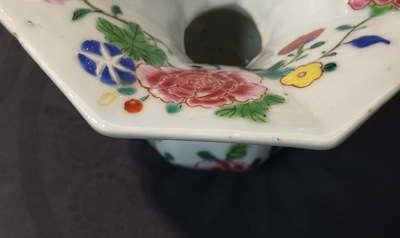 A Chinese famille rose spittoon, Yongzheng/Qianlong