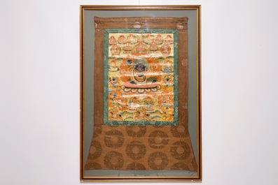 A thangka depicting Mahakala, Tibet or Nepal, 19/20th C.