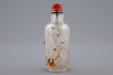 Five various Chinese snuff bottles, 19/20th C.