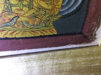 Un thangka, Tibet ou N&eacute;pal, 19/20&egrave;me