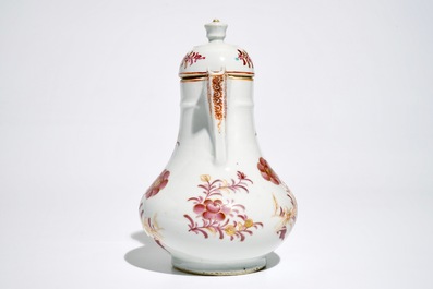 A Chinese famille rose export jug and cover, Qianlong