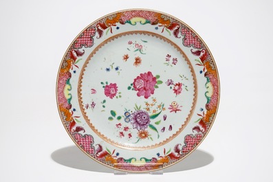 Un lot vari&eacute; en porcelaine de Chine famille rose et qianjiang cai, 18/20&egrave;me