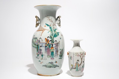 Various Chinese qianjiang cai and famille rose wares, 18/20th C.