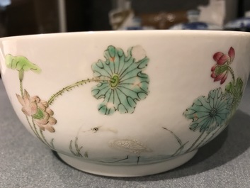 Un bol en porcelaine de Chine famille rose, marque de Daoguang, 19/20&egrave;me