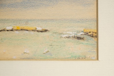 Van de Kerkhove, Fritz (Belgi&euml;, 1862-1873), Twee maal olie op paneel en een aquarel