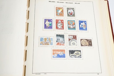 Une grande collection de timbres et monnaies, la plupart Belgique et Congo Belge