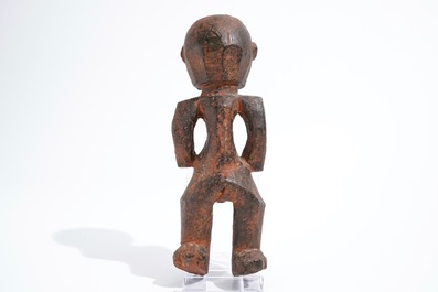An African carved wood &quot;Ofika&quot; figure, Lilwa, Mbole, Congo, 1st half 20th C.