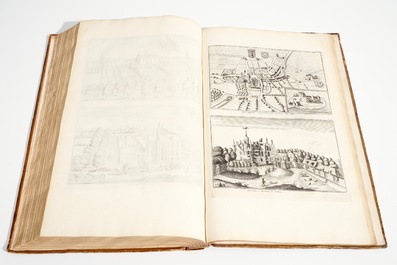 Verheerlykt Vlaandre, Flandria Illustrata, drie delen in twee volumes, Anthoni Sanderus, 1735