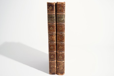 Verheerlykt Vlaandre, Flandria Illustrata, three parts in two volumes, Anthoni Sanderus, 1735