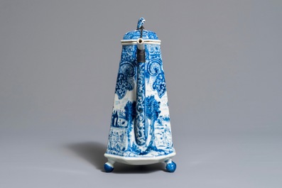 A rare Chinese blue and white &quot;Europa and the bull&quot; coffee pot, Kangxi