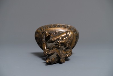 19世纪 金刚萨埵铜像