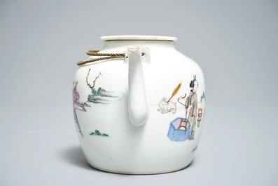 19世纪 乾隆 粉彩茶壶