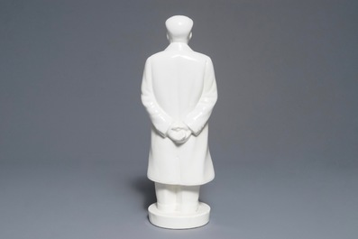 A tall Chinese figure of Mao Zedong standing, 2nd half 20th C.