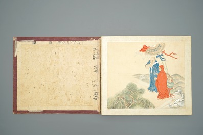 A Chinese album of drawings, 19/20th C.