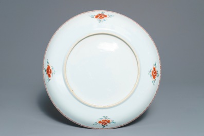A large Chinese armorial dish with French Royal coat of arms, Yongzheng