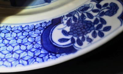 A fine collection of Chinese blue and white porcelain, Kangxi and later