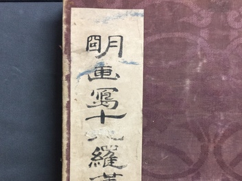 A Chinese album of drawings, 19/20th C.