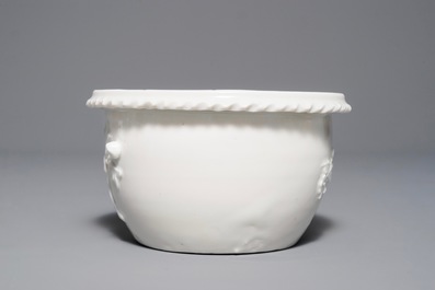 A Chinese Dehua blanc de Chine jardini&egrave;re with applied design, Transitional period