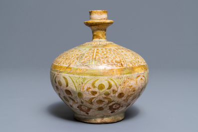 An Islamic lusterware jug, Kashan, Iran, 13th C.