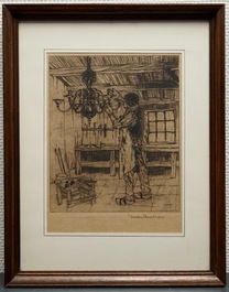 Fonteyne, Jules (1878 - 1964): three etchings