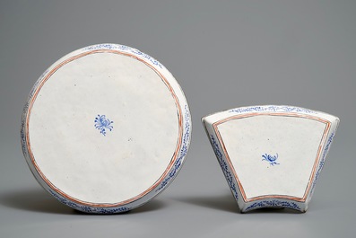 A Chinese Canton enamel sweetmeat set, Qianlong