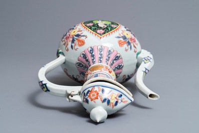 A rose-Imari Islamic market &lsquo;aftaba&rsquo; ewer, Samson, Paris, 19th C.