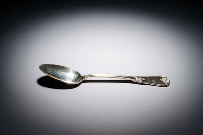 A German silver flatware service, 20th C.