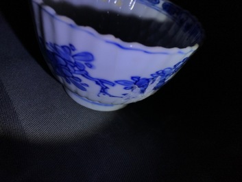 Een collectie divers Chinees blauwwit porselein, Kangxi/Qianlong