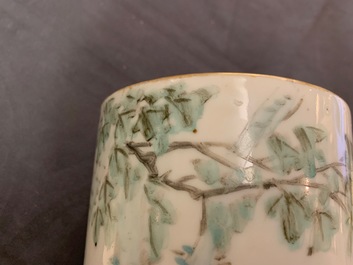 Un porte-chapeau en porcelaine de Chine qianjiang cai, 19/20&egrave;me