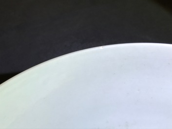 Un bol en porcelaine de Chine famille verte, marque de Kangxi, 19&egrave;me