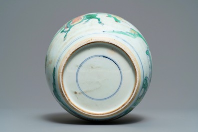 A Chinese doucai ginger jar, prob. Kangxi/Yongzheng