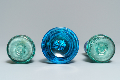 Nine glass paperweights, France, 18/19th C.