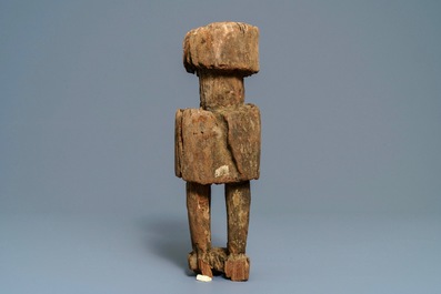 A carved wood votive figure, Dolpa, Nepal, 19th C.