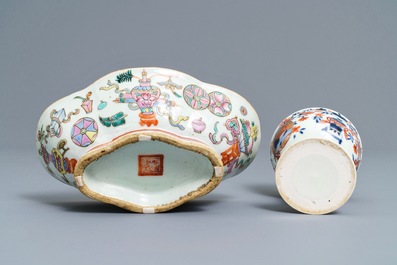 A varied collection of Chinese porcelain, Wanli and later