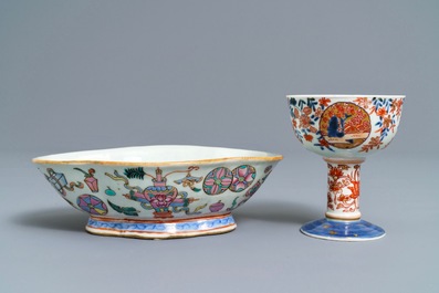 A varied collection of Chinese porcelain, Wanli and later