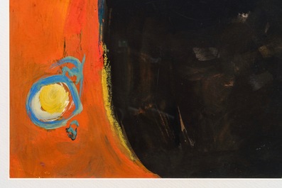 Jan Cobbaert (1909-1995): Abstract composition, mixed media on paper, dated 1967