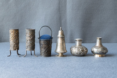 A varied collection of Chinese silver, 19/20th C.