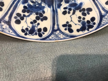 Une belle collection en porcelaine de Chine bleu et blanc et famille rose, Kangxi/Qianlong