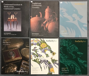 52 boeken, magazines en veilingcatalogi over vnl. Europese keramiek