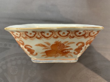 Nine Chinese famille rose bowls, 19th C.