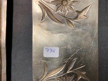 Een collectie divers Chinees zilver, 19/20e eeuw