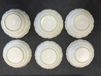 A collection of 23 cups and 33 saucers in Chinese and Japanese porcelain, 18/19th C.