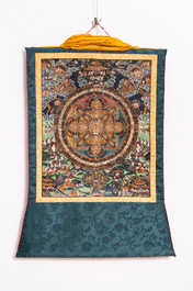 A collection of five thangkas, Tibet, 19/20th C.